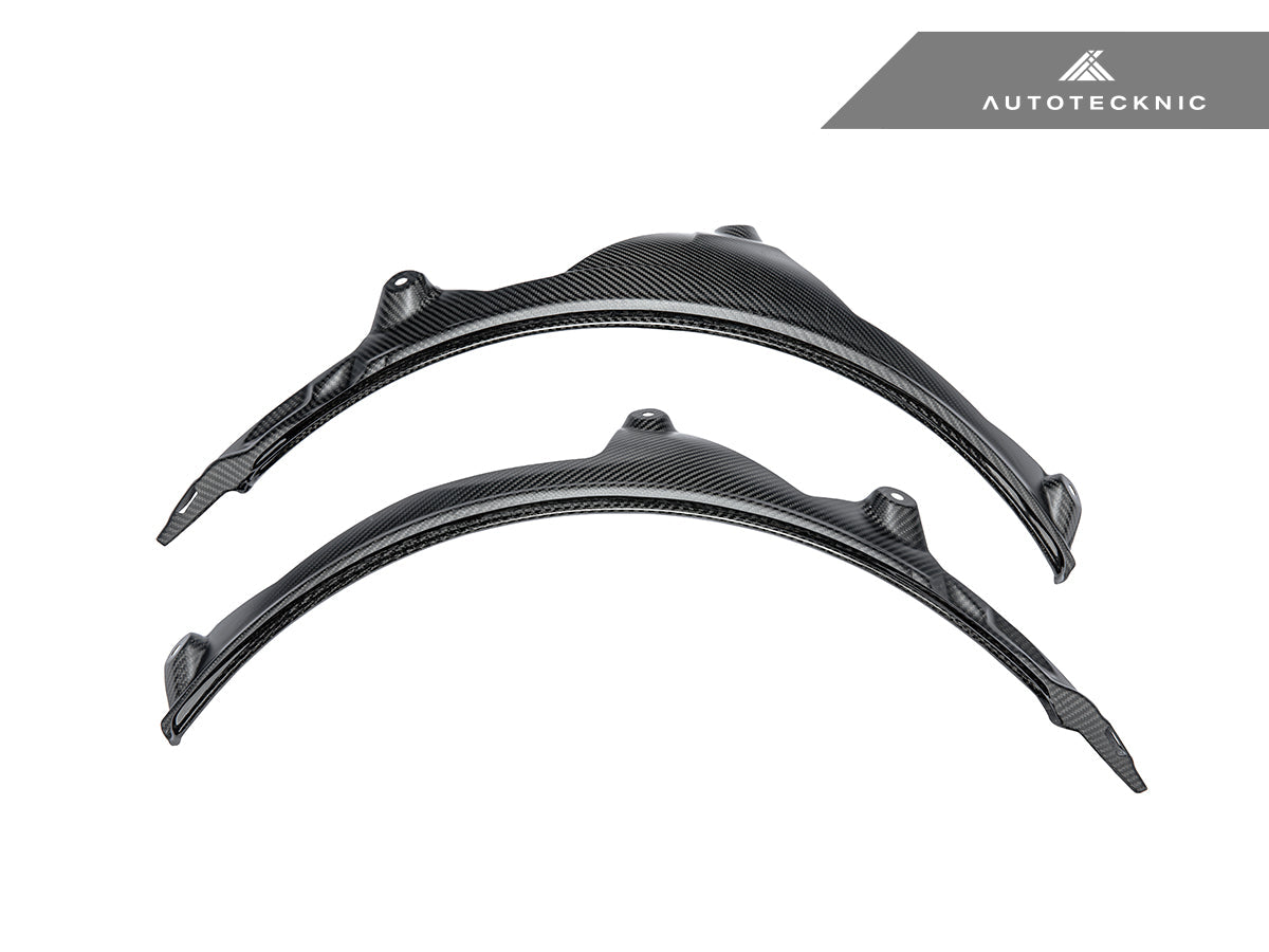 AutoTecknic Carbon Fiber Rear Wheel Arch Extension Set - BMW F93 M8 Gran Coupe