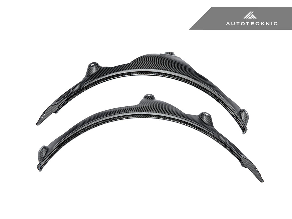 AutoTecknic Carbon Fiber Rear Wheel Arch Extension Set - BMW F93 M8 Gran Coupe