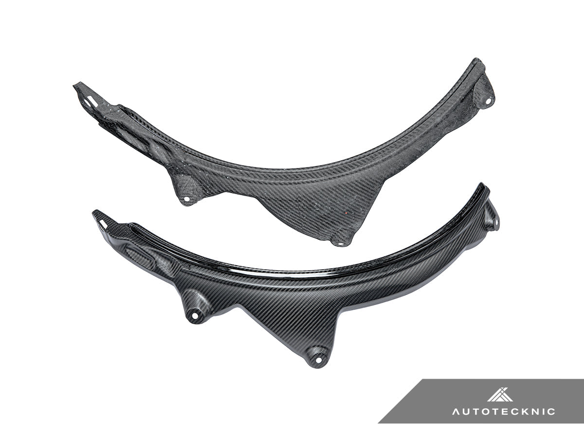 AutoTecknic Carbon Fiber Rear Wheel Arch Extension Set - BMW F93 M8 Gran Coupe
