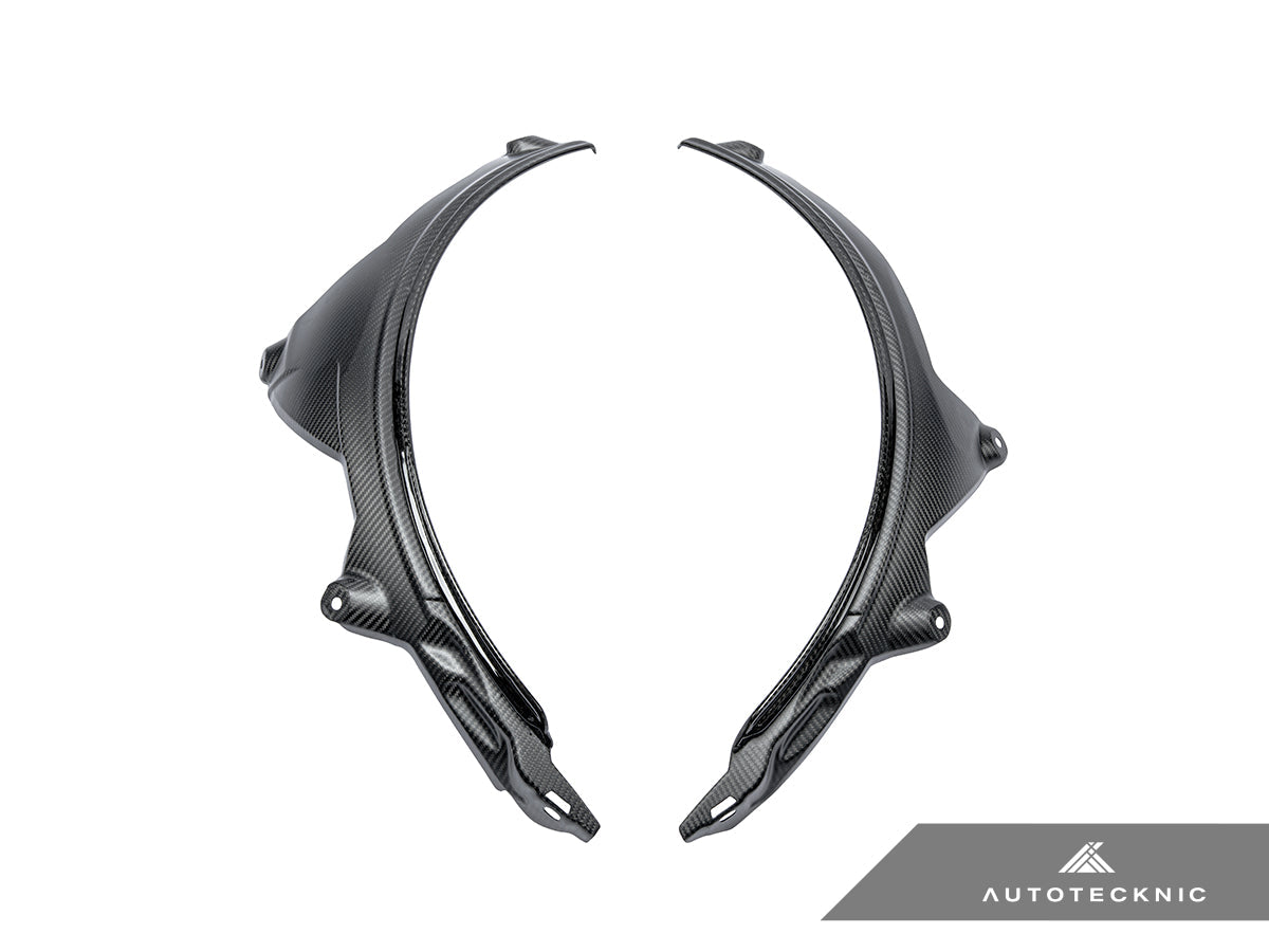 AutoTecknic Carbon Fiber Rear Wheel Arch Extension Set - BMW F93 M8 Gran Coupe