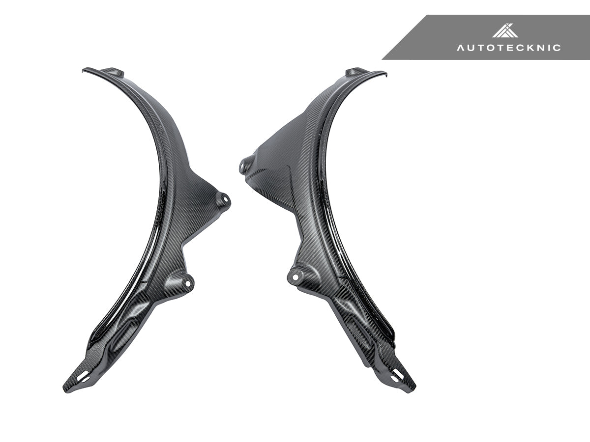AutoTecknic Carbon Fiber Rear Wheel Arch Extension Set - BMW F93 M8 Gran Coupe