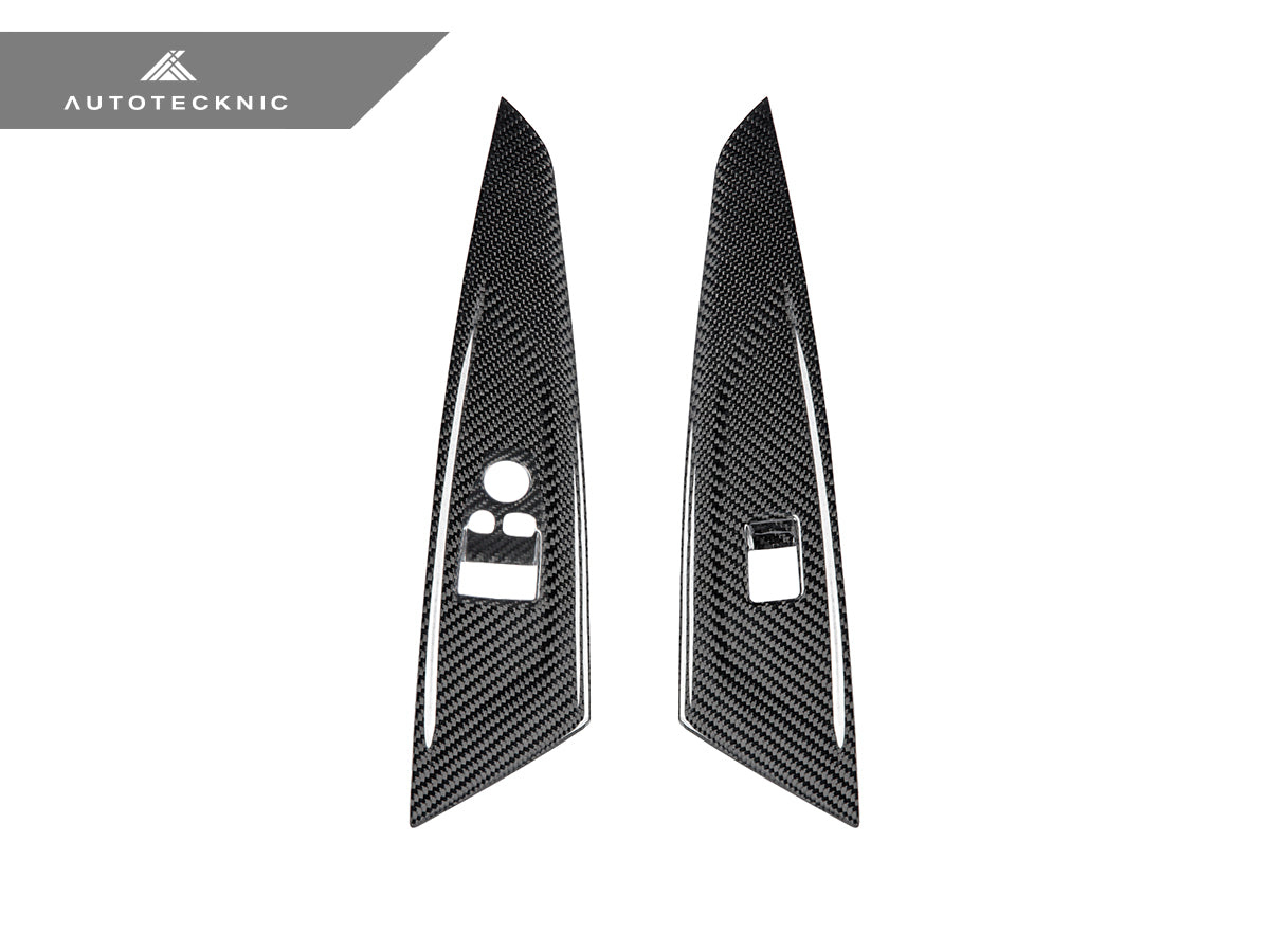 AutoTecknic Dry Carbon Window Switch Panel Trim Set - BMW G22 4-Series