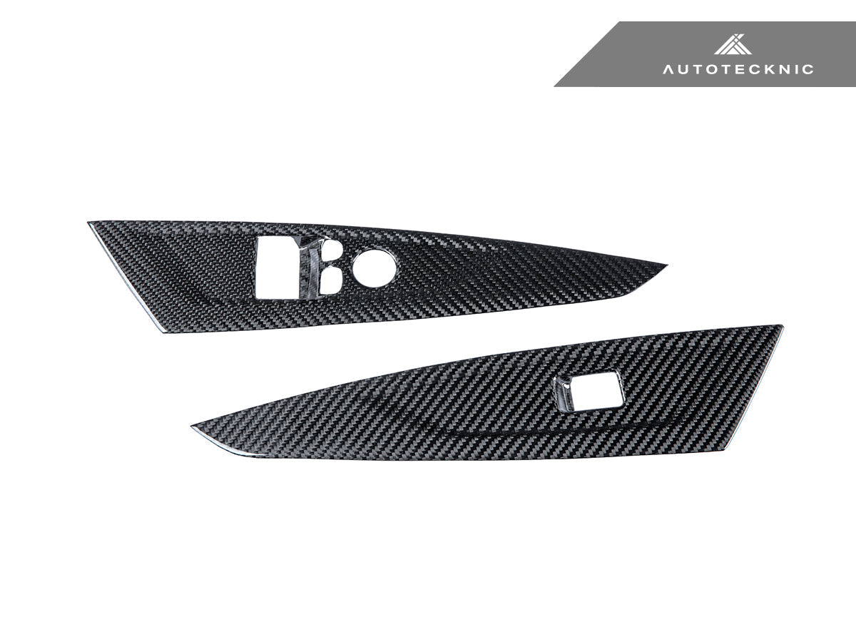 AutoTecknic Dry Carbon Window Switch Panel Trim Set - BMW G82 M4