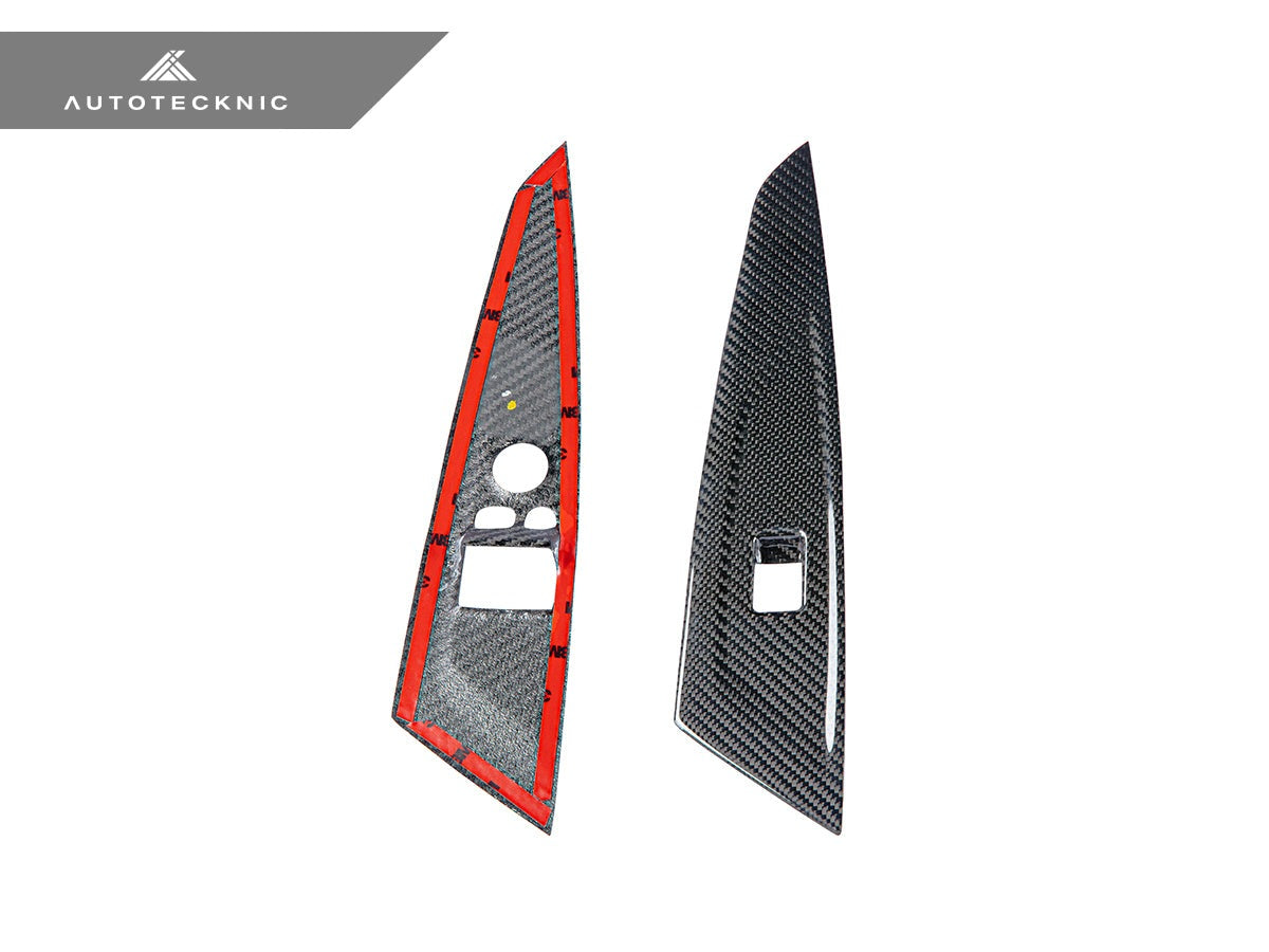 AutoTecknic Dry Carbon Window Switch Panel Trim Set - BMW G82 M4