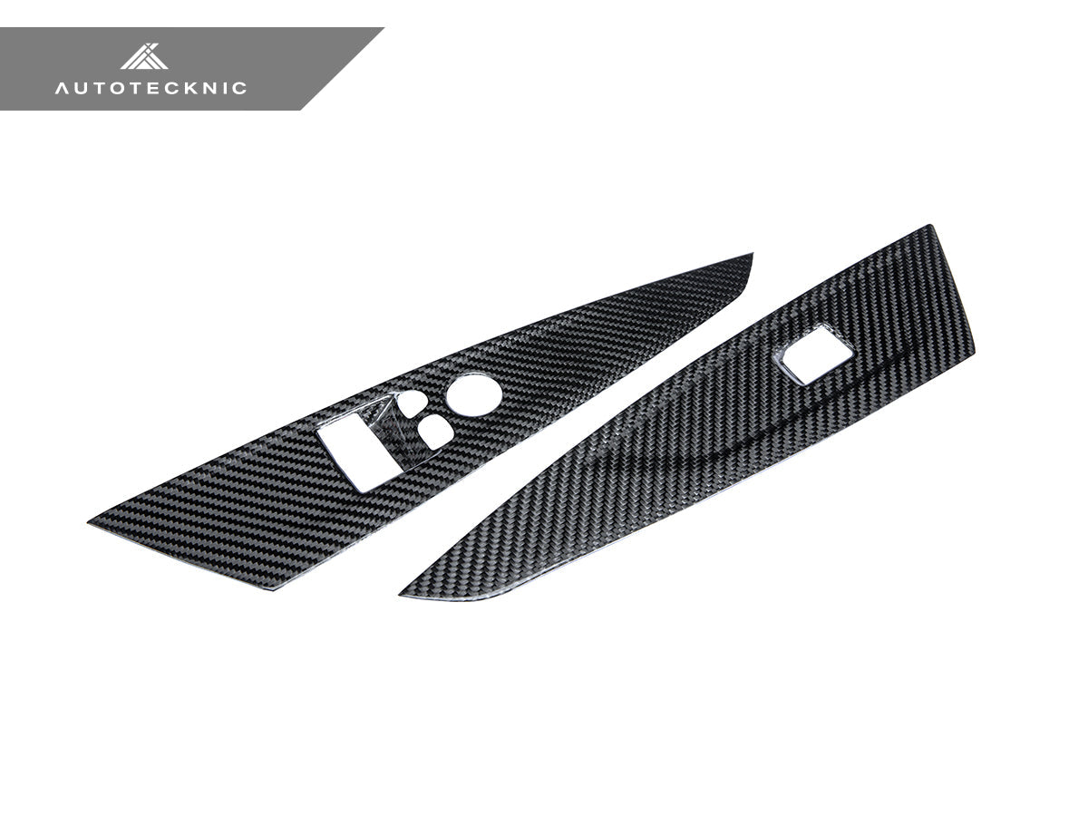 AutoTecknic Dry Carbon Window Switch Panel Trim Set - BMW G82 M4