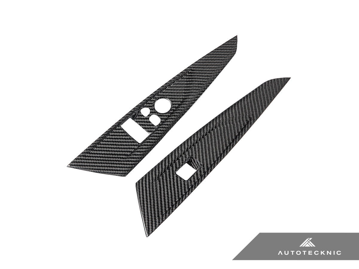 AutoTecknic Dry Carbon Window Switch Panel Trim Set - BMW G82 M4