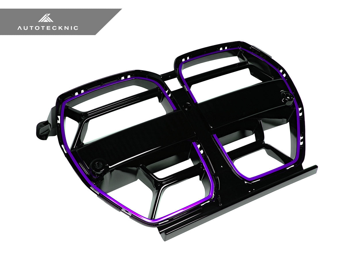 AutoTecknic Competizione Sport Gloss Black Front Grille - BMW G80 M3 | G82/ G83 M4