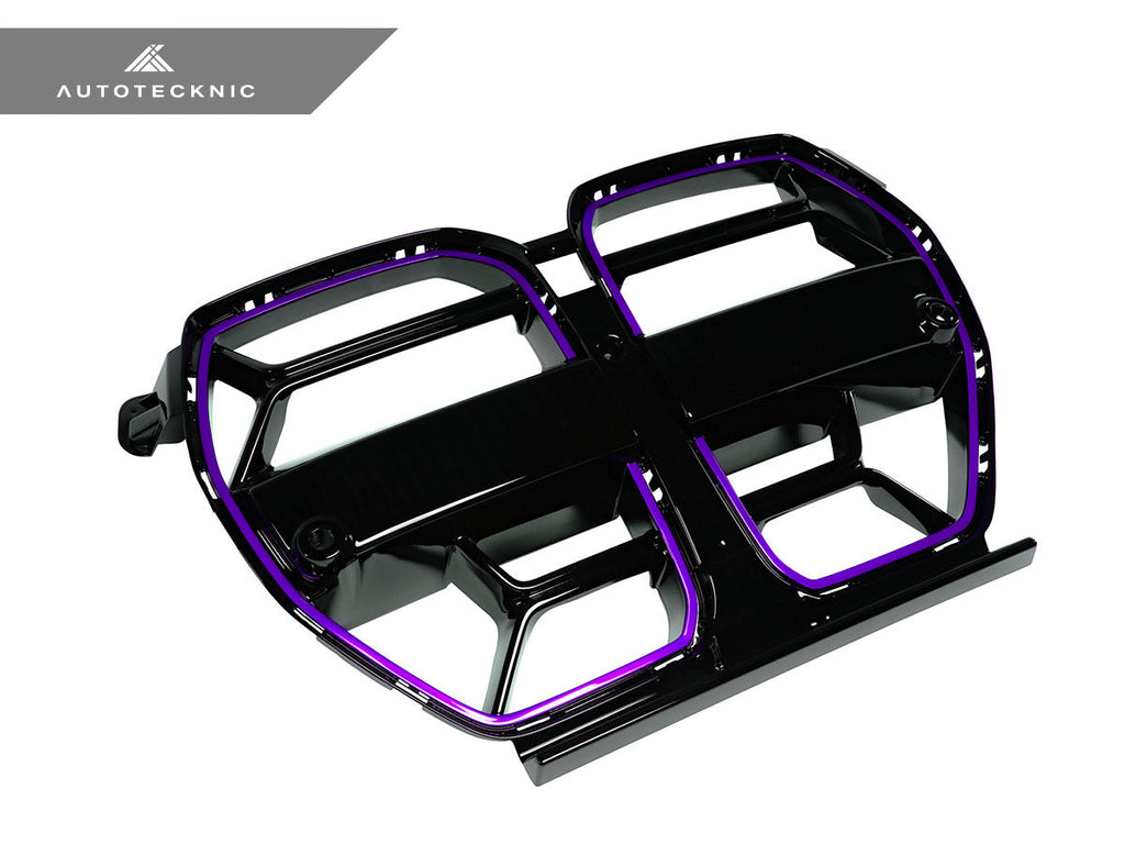 AutoTecknic Competizione Sport Gloss Black Front Grille - BMW G80 M3 | G82/ G83 M4