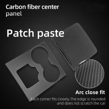 Load image into Gallery viewer, Tesla Model 3 / Y Center Console Wrap Cover  (Gen. 1 &amp; 2 &amp; 3) - Carbon Fiber Interior Mods
