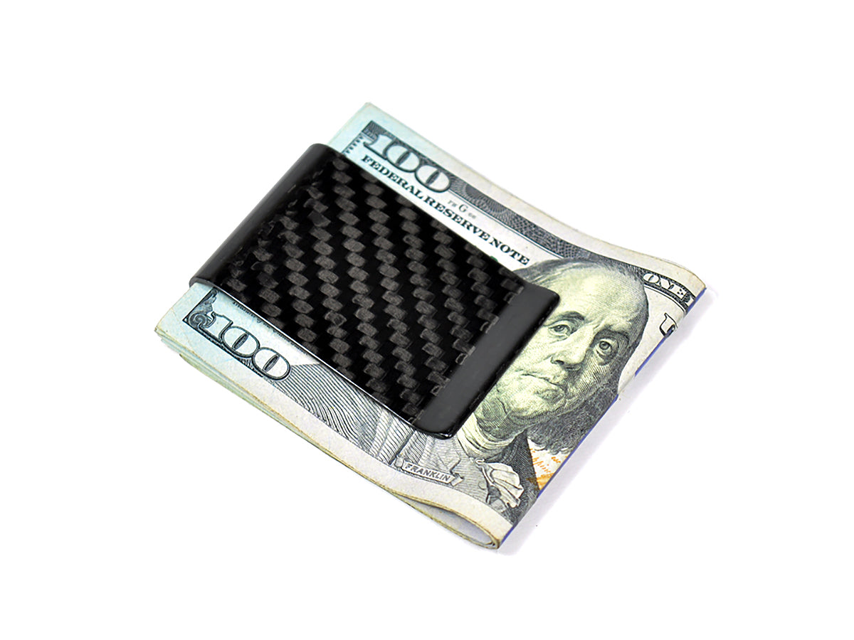 AutoTecknic Dry Carbon Fiber Money Clip - Version 2