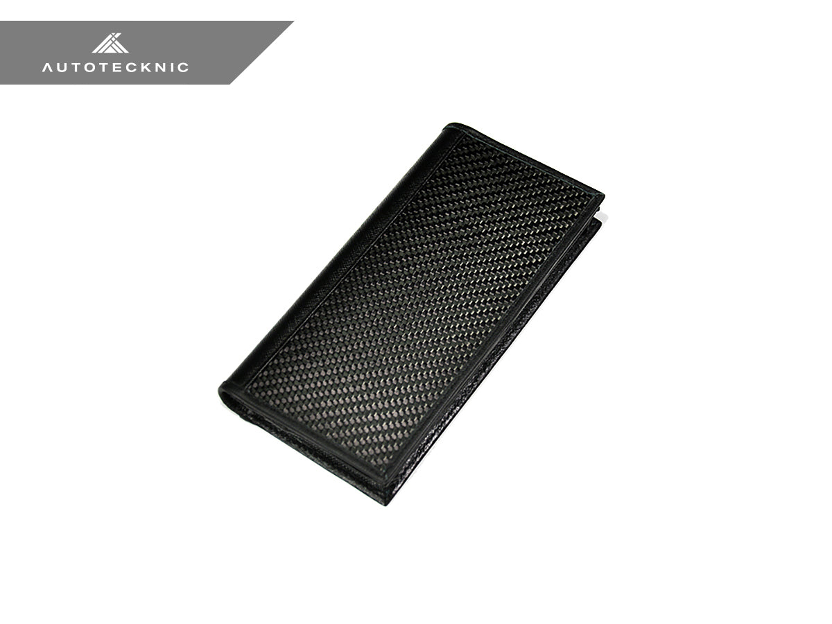 AutoTecknic Carbon Fiber Leather Checkbook Holder