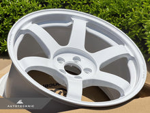 Load image into Gallery viewer, Volk Racing TE37 Saga SL 17x9.5 +45 5x100 Dash White - GR86 / BRZ / FRS (Set of 4)