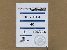 Load image into Gallery viewer, Volk Racing CE28N+ M-Spec 18x10 +40 5x120 Shining Light Metal - Civic Type R / Integra Type S (Set of 4)
