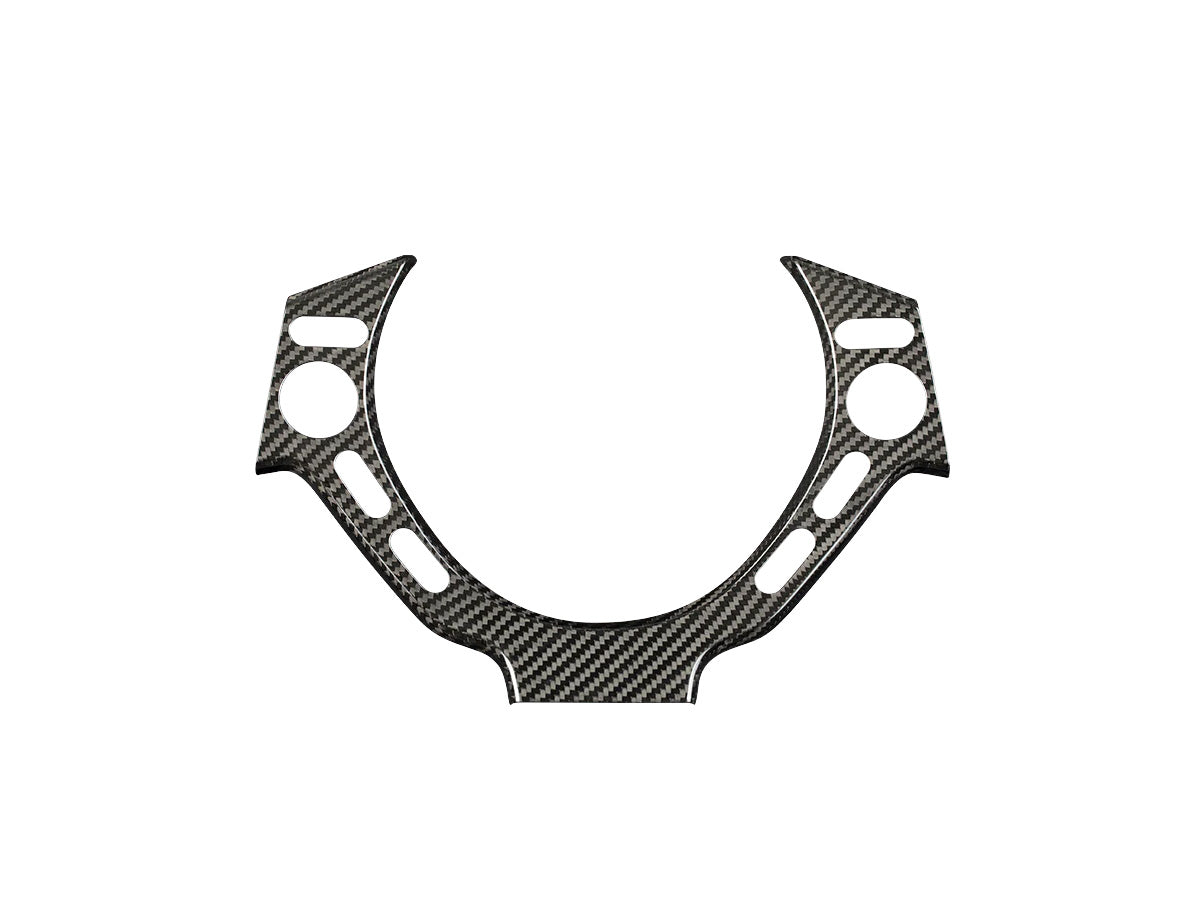 AutoTecknic Dry Carbon Fiber Steering Wheel Trim - Nissan R35 GTR