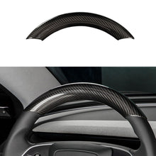 Load image into Gallery viewer, Upper / Lower Cover Steering Wheel Accessories for Tesla Model 3 / Y  -  Carbon Fiber Interior Mods
