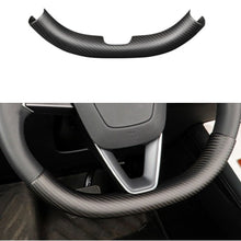 Load image into Gallery viewer, Upper / Lower Cover Steering Wheel Accessories for Tesla Model 3 / Y  -  Carbon Fiber Interior Mods