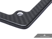 Load image into Gallery viewer, AutoTecknic Dry Carbon Fiber Motorcycle License Plate Frame