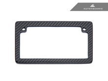 Load image into Gallery viewer, AutoTecknic Dry Carbon Fiber Motorcycle License Plate Frame