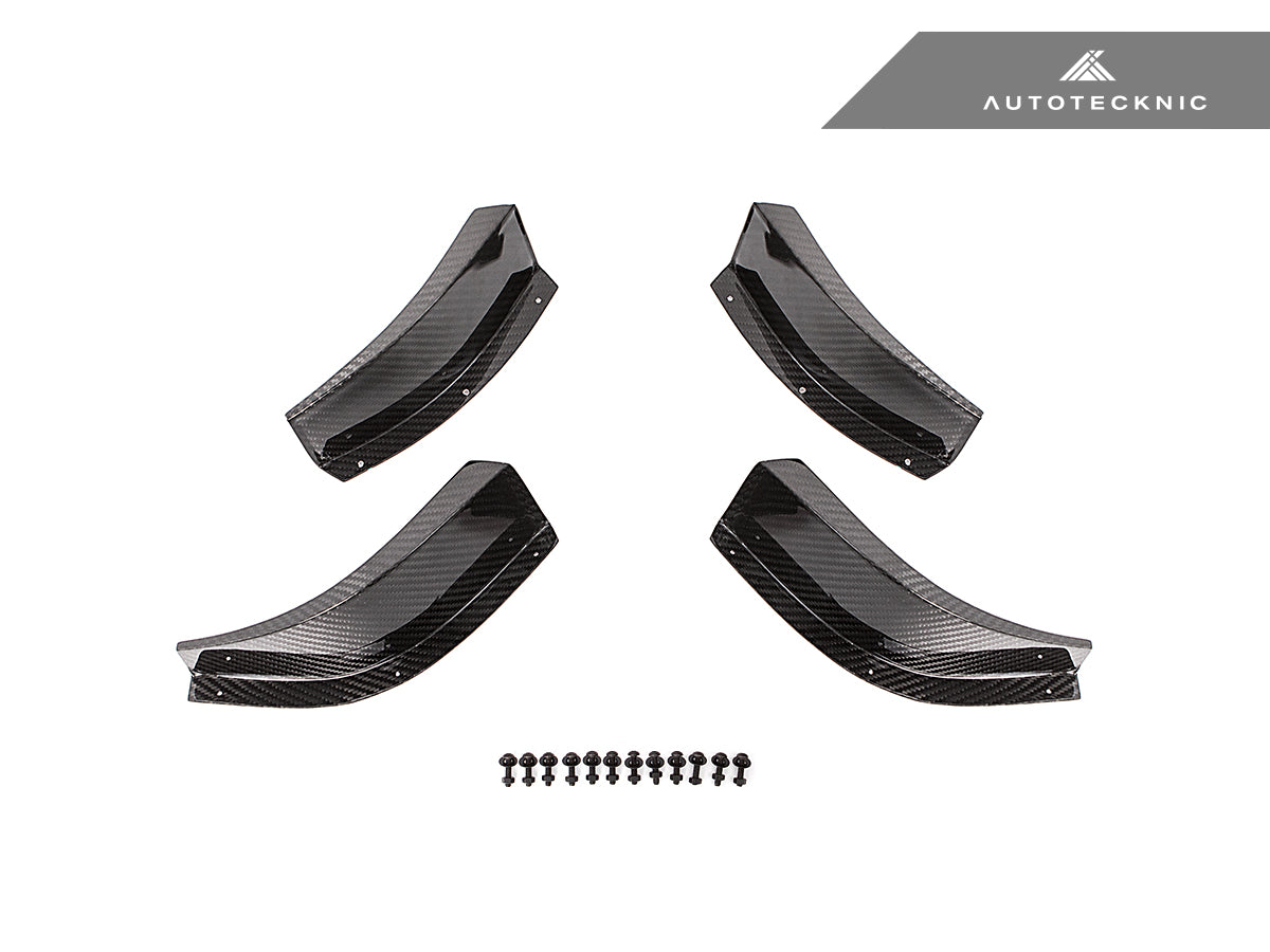 AutoTecknic Dry Carbon GT4 Canard Set - BMW G80 M3 | G82 M4