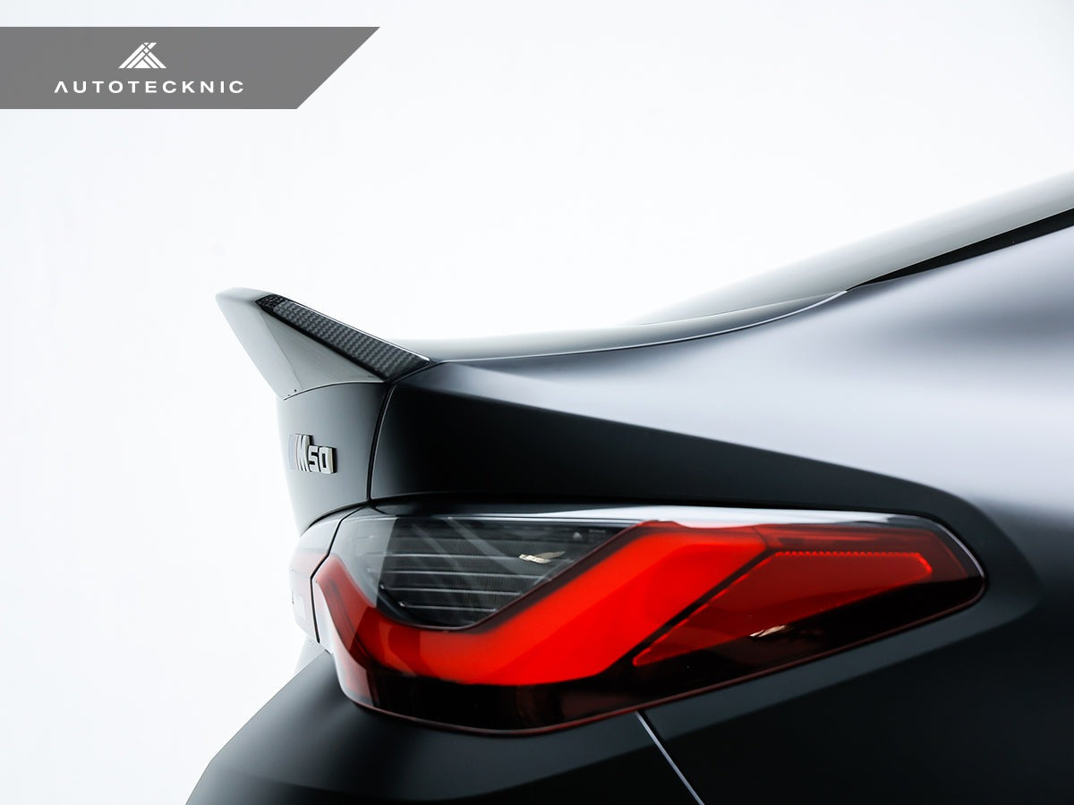 AutoTecknic Dry Carbon Competizione Trunk Spoiler - BMW G26 4-Series Gran Coupe
