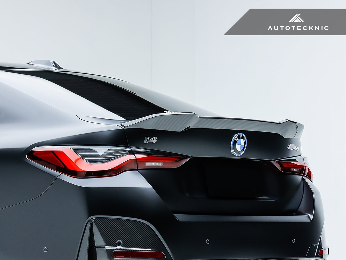 AutoTecknic Dry Carbon Competizione Trunk Spoiler - BMW G26 4-Series Gran Coupe