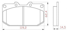 Load image into Gallery viewer, Yellow Speed Racing High Performance OE+ Front Brake Pads
