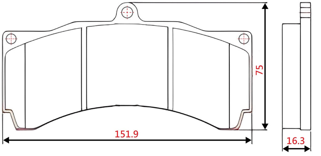 Yellow Speed Racing High Performance OE+ Front Brake Pads