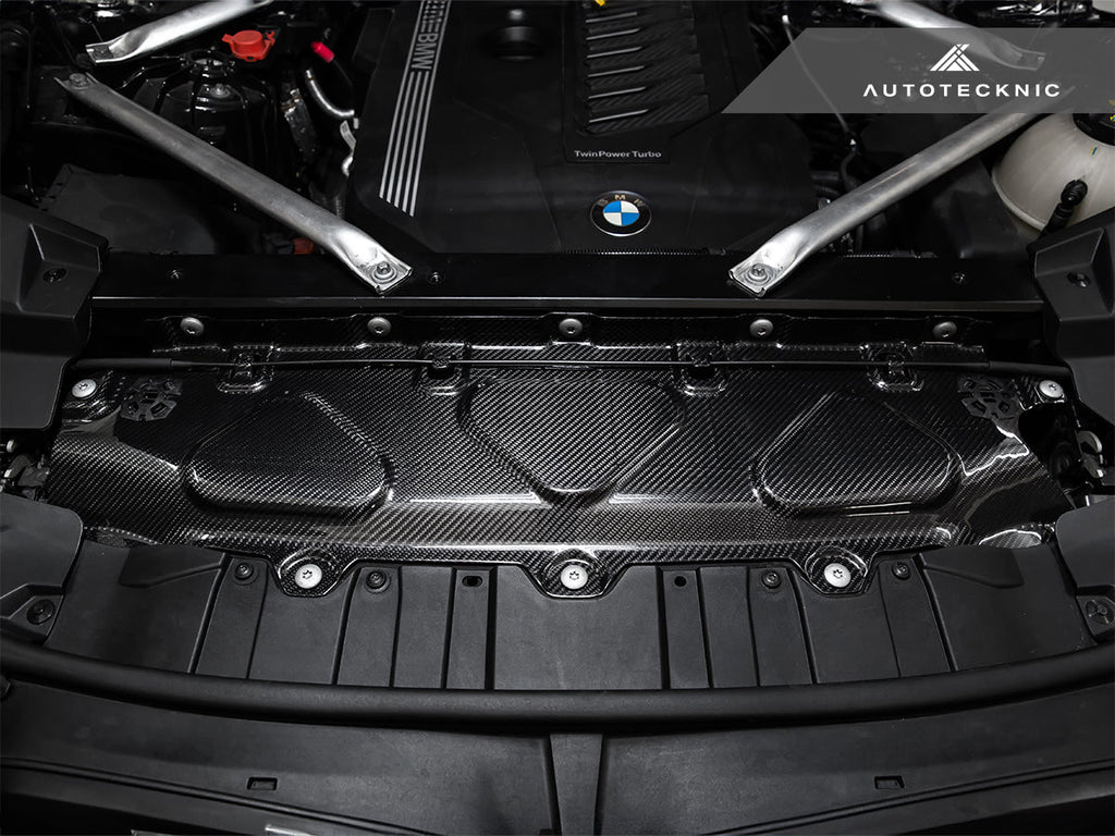 AutoTecknic Dry Carbon Fiber Cooling Shroud - BMW F95 X5M | F96 X6M | G09 XM