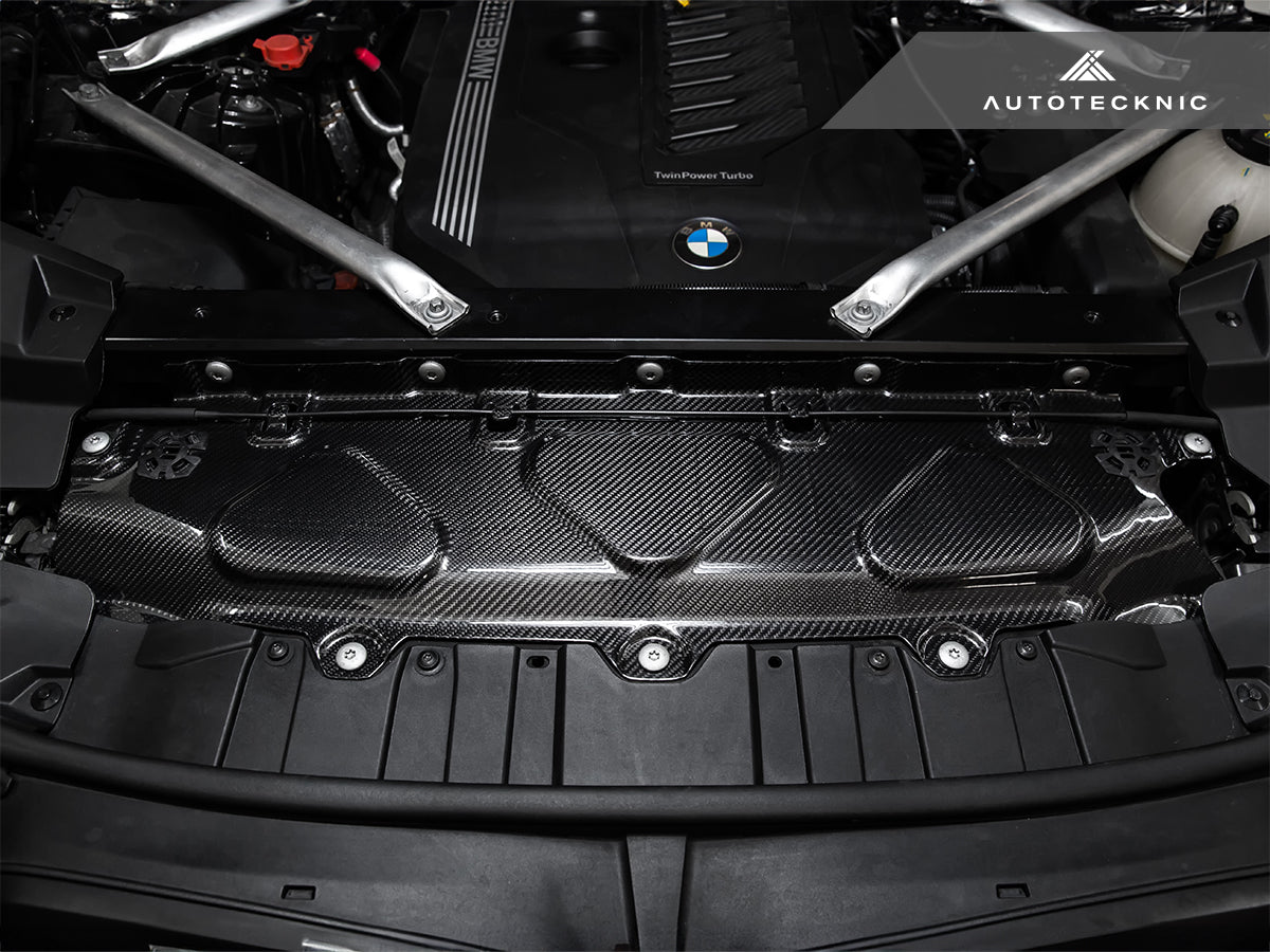 AutoTecknic Dry Carbon Fiber Cooling Shroud - BMW G05 X5 | G06 X6 | G07 X7