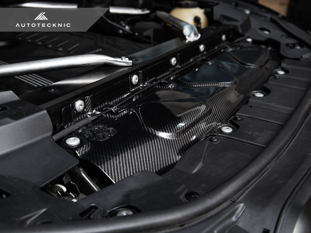 AutoTecknic Dry Carbon Fiber Cooling Shroud - BMW F95 X5M | F96 X6M | G09 XM