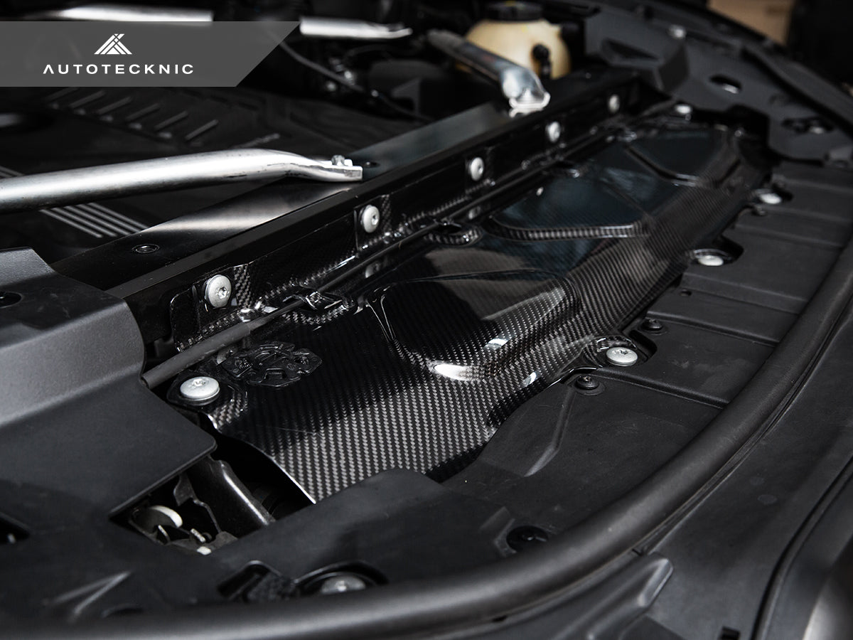 AutoTecknic Dry Carbon Fiber Cooling Shroud - BMW G05 X5 | G06 X6 | G07 X7