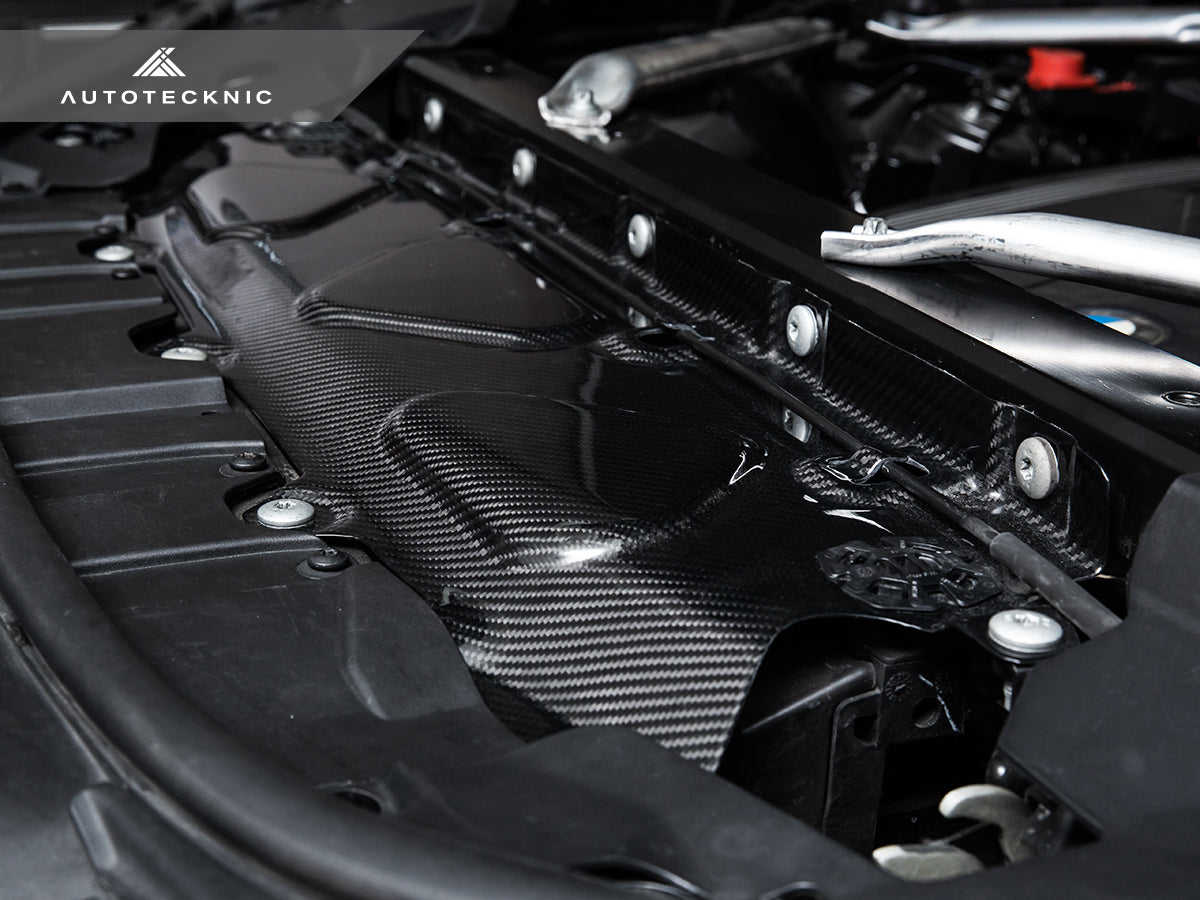 AutoTecknic Dry Carbon Fiber Cooling Shroud - BMW G05 X5 | G06 X6 | G07 X7