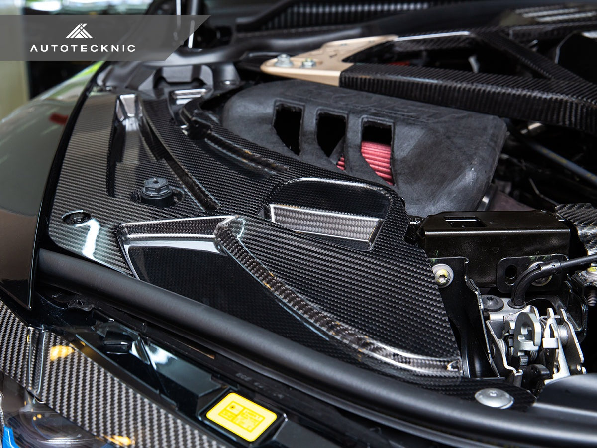 AutoTecknic Dry Carbon V2 Engine Bay Trim Set - BMW G80 M3 | G82/ G83 M4
