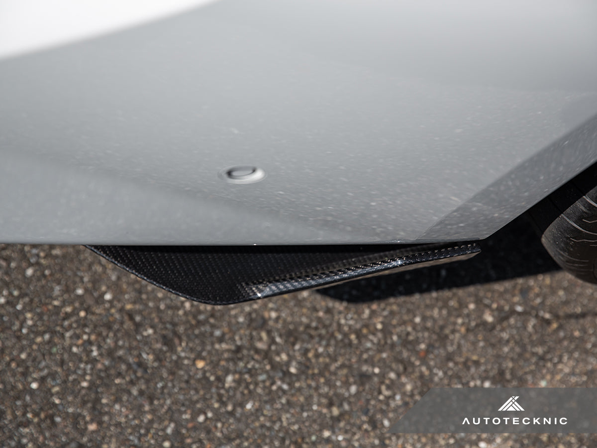 AutoTecknic Dry Carbon Rear Splitter Set - BMW G87 M2