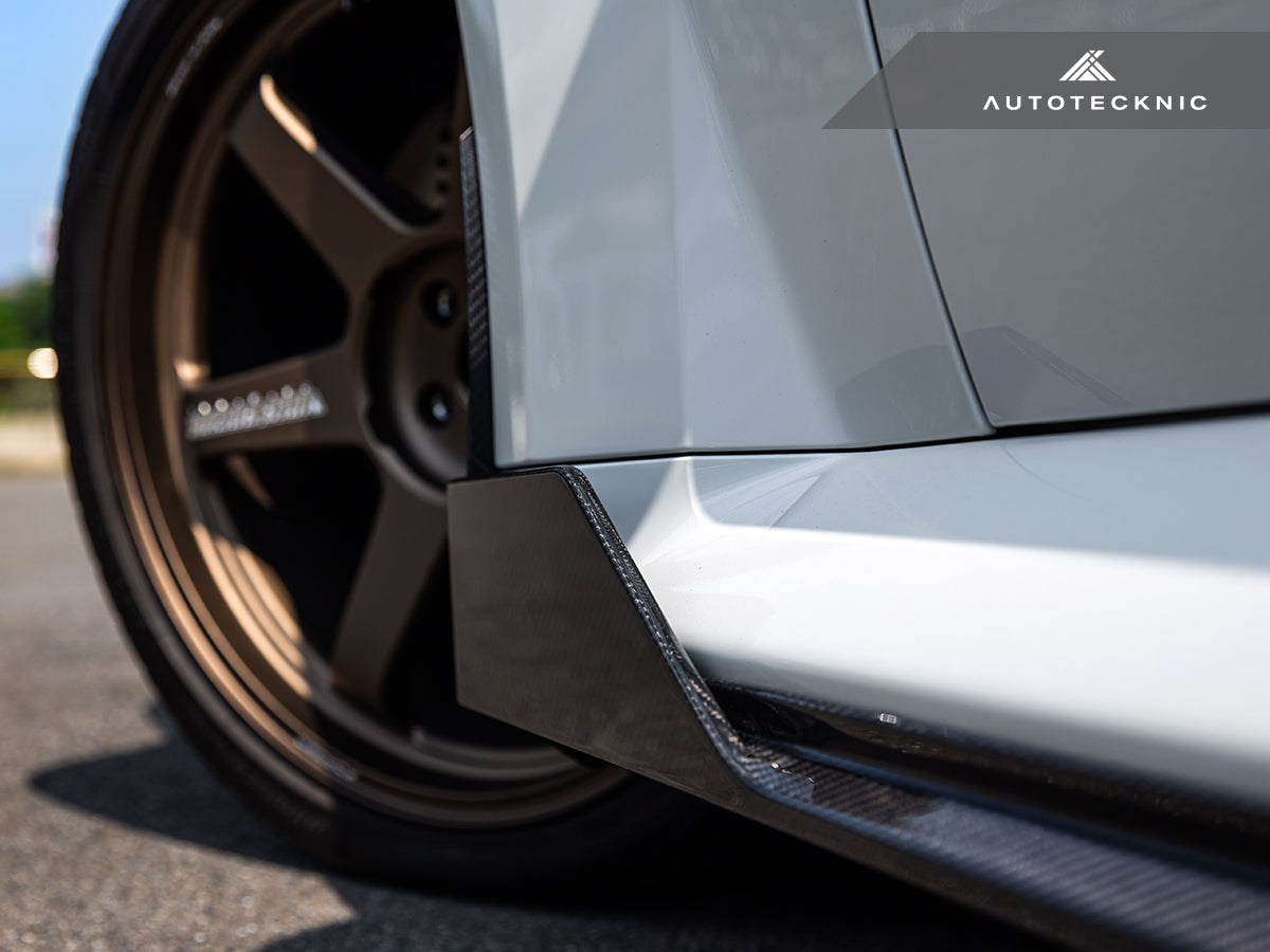 AutoTecknic Dry Carbon Side Skirt Extension Set V2 - BMW G87 M2