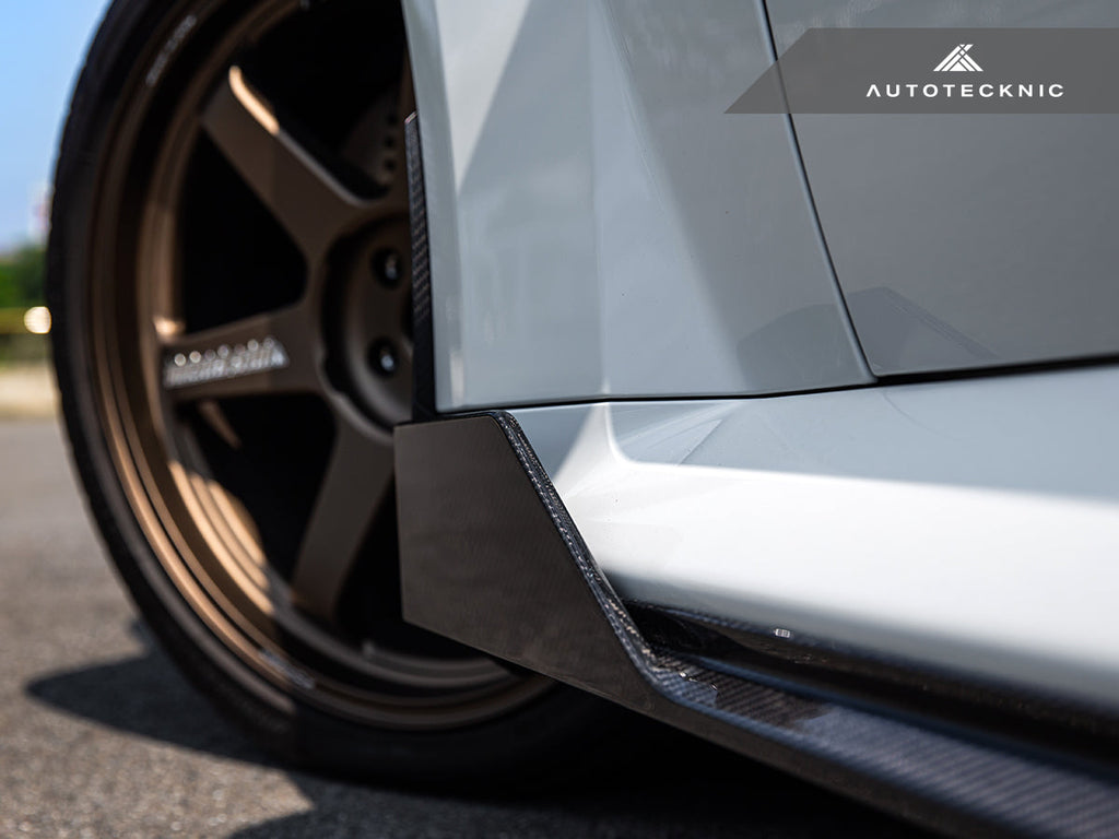 AutoTecknic Dry Carbon Side Skirt Extension Set V2 - BMW G87 M2