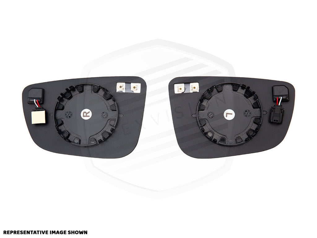 ApexVision Blue Tinted Side View Mirror Glass Set - E9X M3