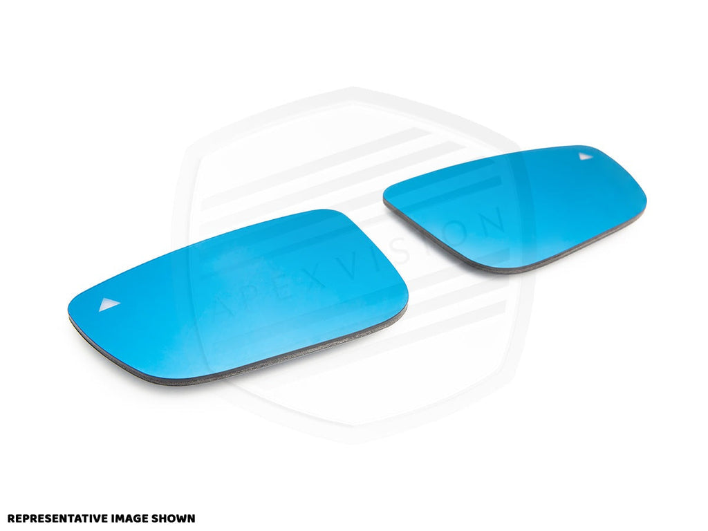 ApexVision Blue Tinted Side View Mirror Glass Set - E84 X1