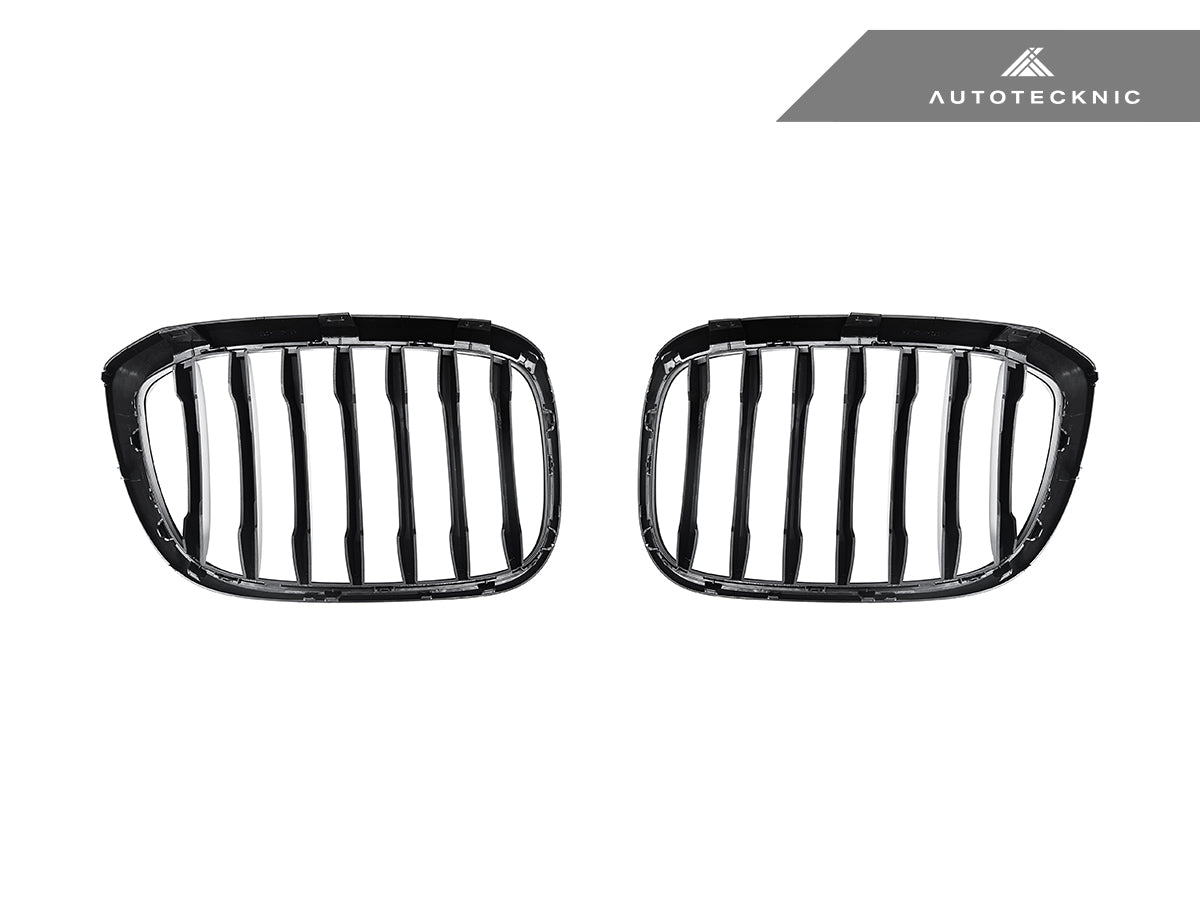 AutoTecknic Glazing Black Front Grille Set - BMW G01 X3 | G02 X4 Pre-LCI