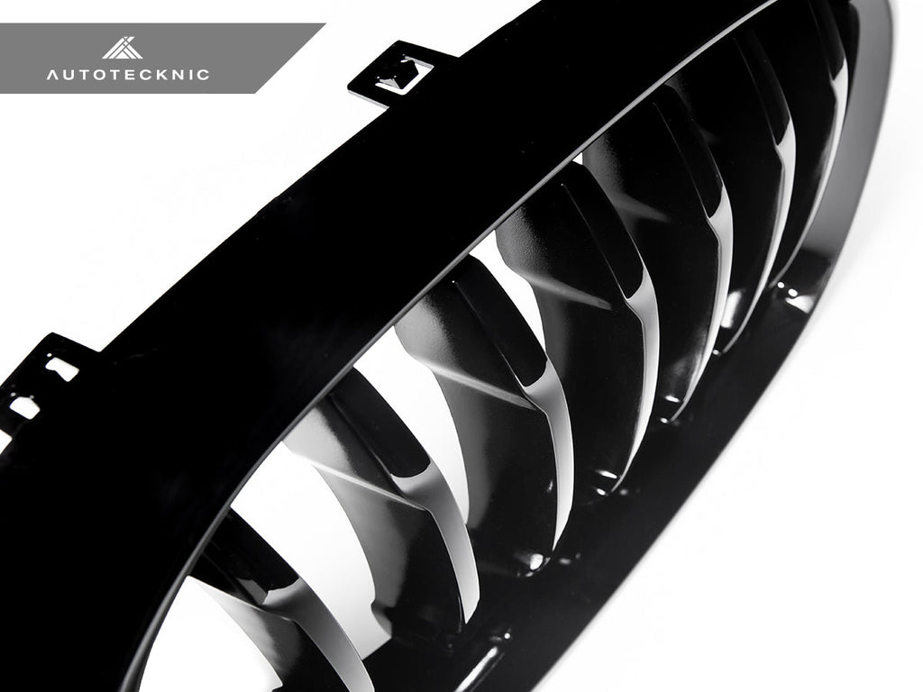 AutoTecknic Gloss Black Front Grille Set - BMW G01 X3 | G02 X4 Pre-LCI