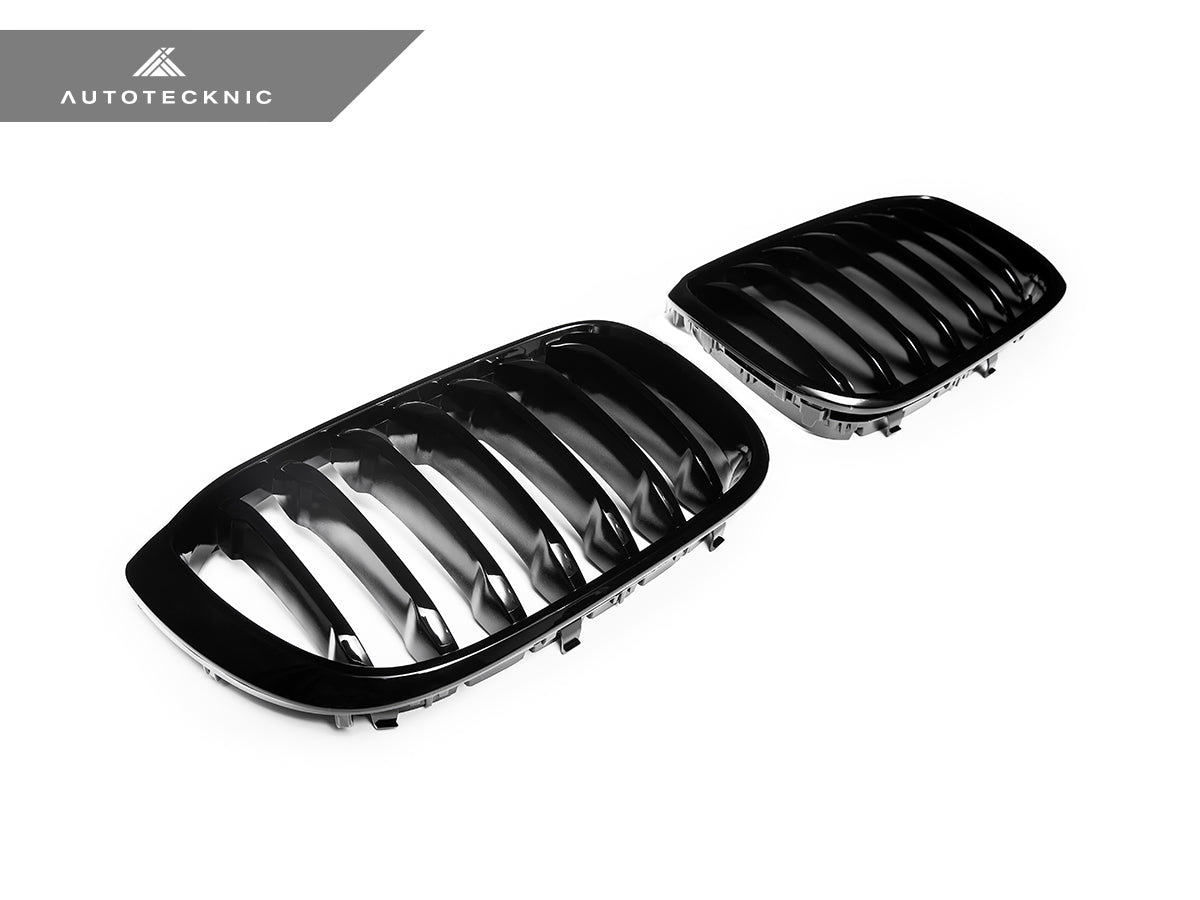 AutoTecknic Glazing Black Front Grille Set - BMW G01 X3 | G02 X4 Pre-LCI