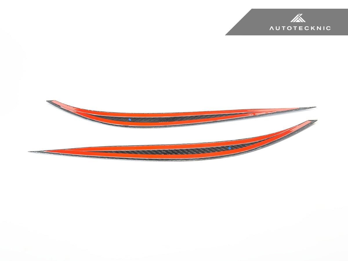 AutoTecknic Carbon Fiber Headlight Trim Set - BMW G87 M2