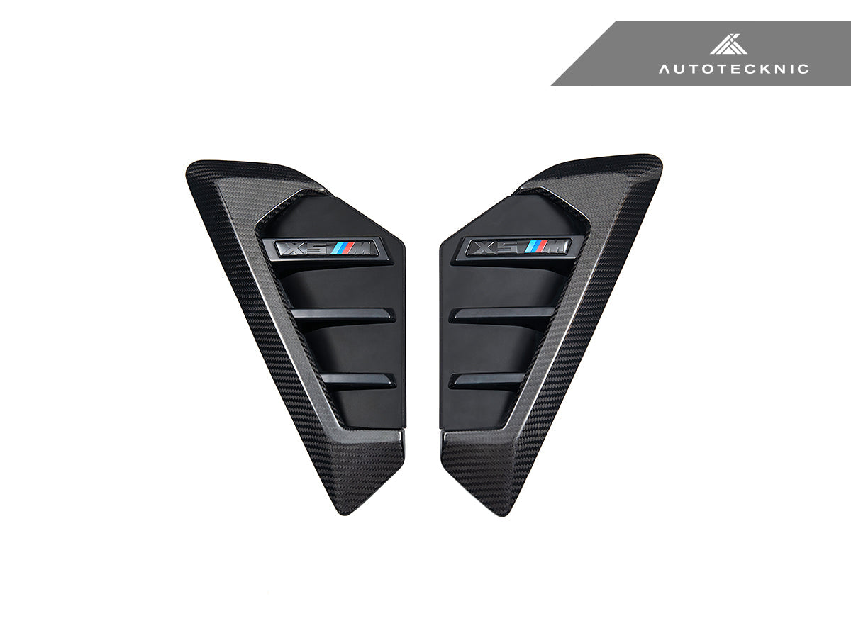 AutoTecknic Dry Carbon Side Vent Set - BMW F95 X5M LCI