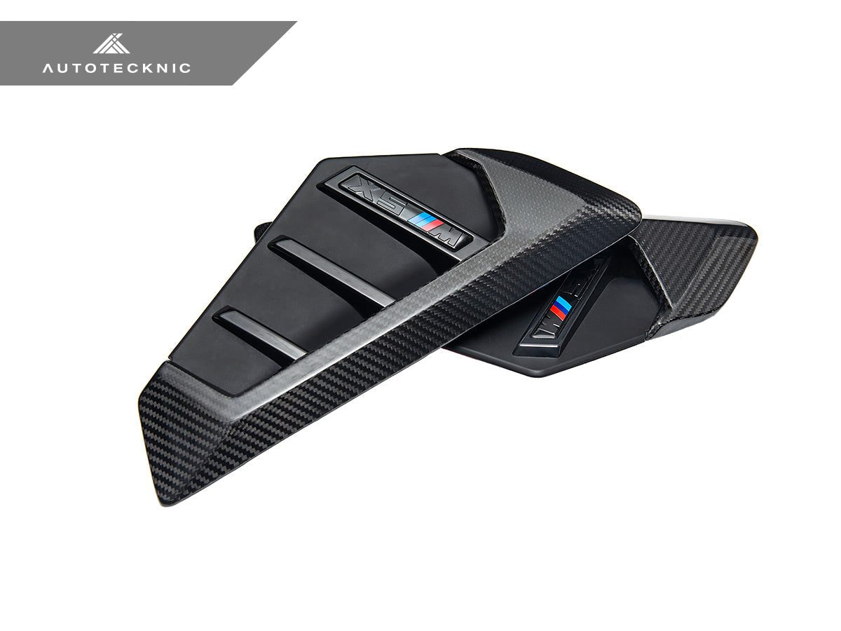 AutoTecknic Dry Carbon Side Vent Set - BMW F95 X5M LCI