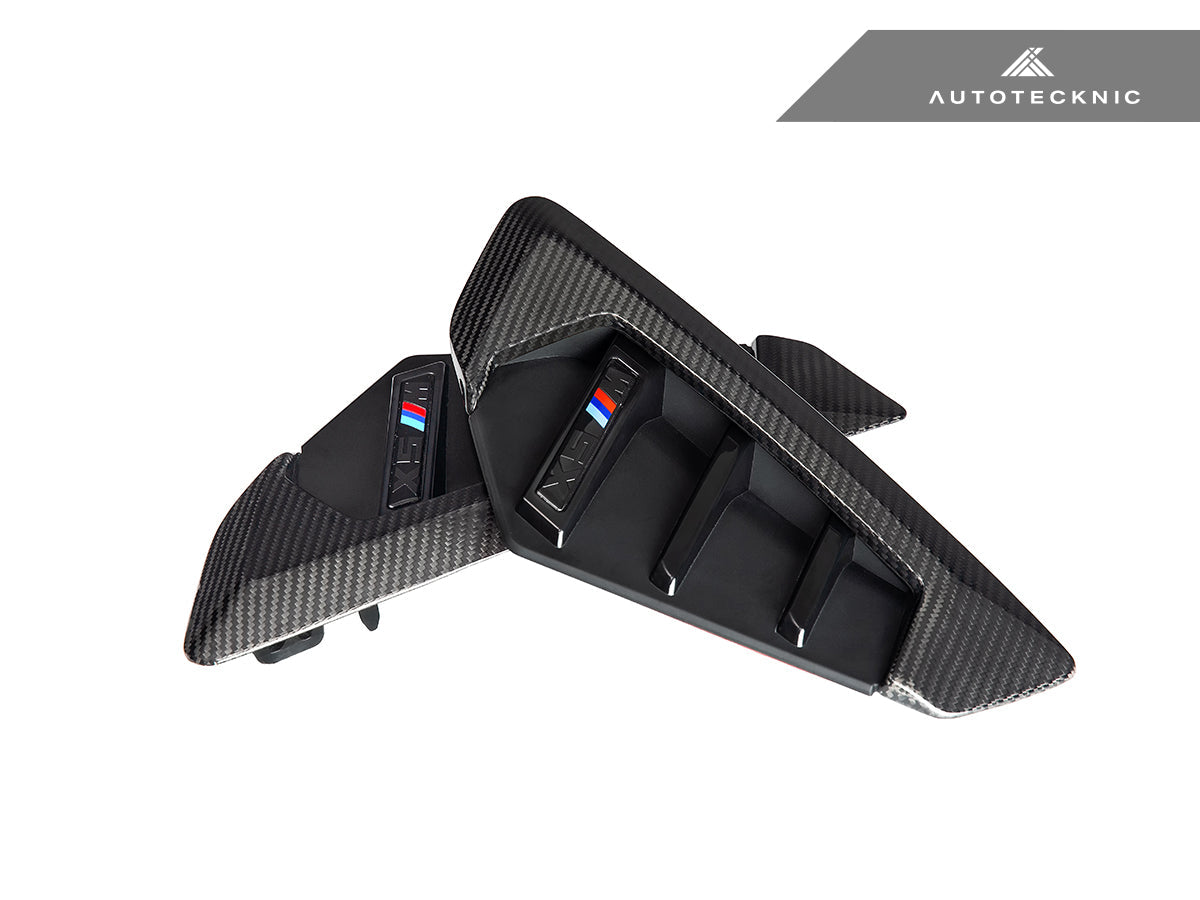 AutoTecknic Dry Carbon Side Vent Set - BMW F95 X5M LCI