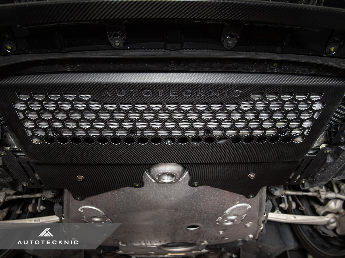 AutoTecknic Dry Carbon Oil Cooler Guard - BMW G87 M2 | G80 M3 | G82/ G83 M4