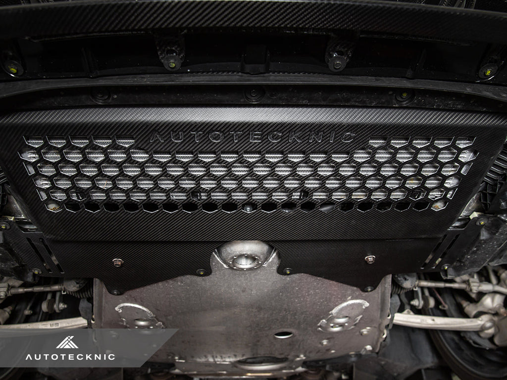 AutoTecknic Dry Carbon Oil Cooler Guard - BMW G87 M2 | G80 M3 | G82/ G83 M4