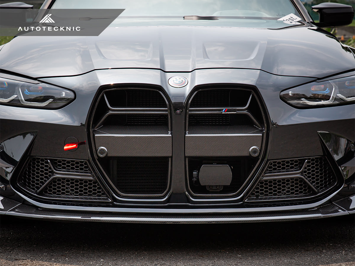 AutoTecknic Dry Carbon Corsa Front Bumper Lower Vent Set - BMW G80 M3 | G82/ G83 M4
