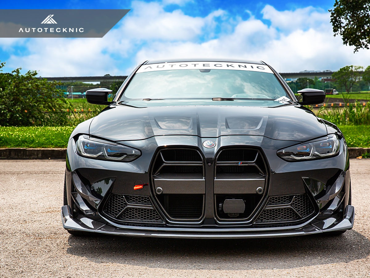 AutoTecknic Dry Carbon Corsa Front Bumper Lower Vent Set - BMW G80 M3 | G82/ G83 M4