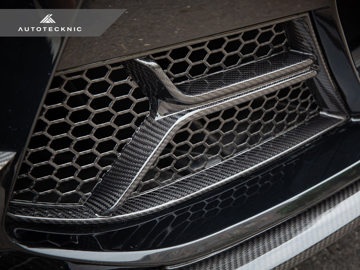 AutoTecknic Dry Carbon Corsa Front Bumper Lower Vent Set - BMW G80 M3 | G82/ G83 M4